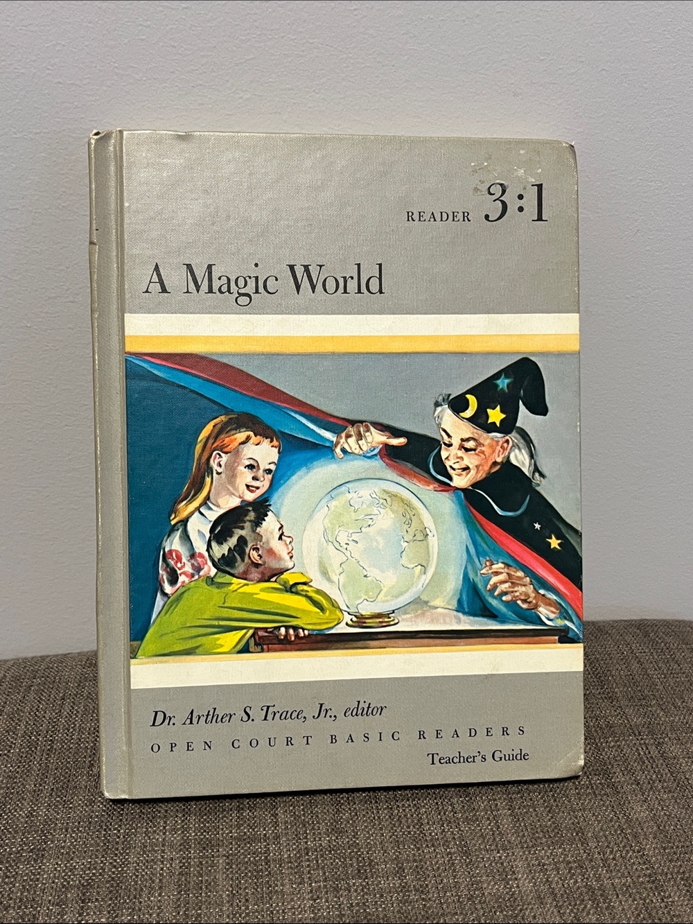 Vintage 1960s Open Court Basic Readers Teacher's Guide - A Magic World 3:1